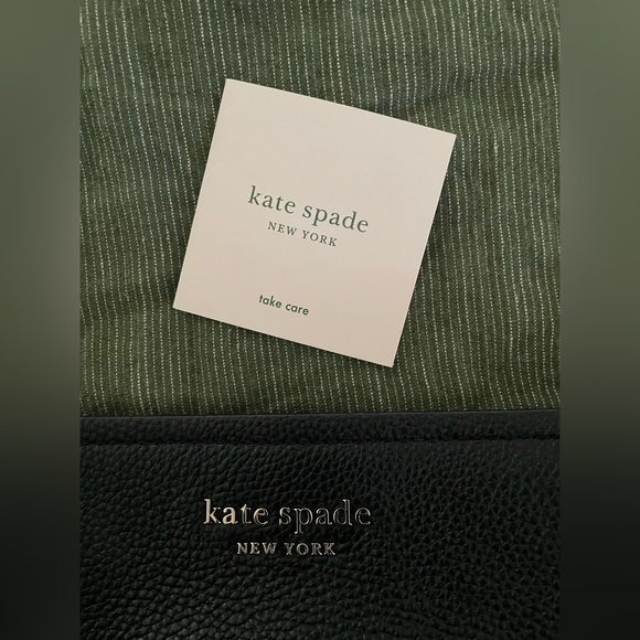 Kate Spade Leather Bucket Bag / Purse - Black NWT - Picture 10 of 12